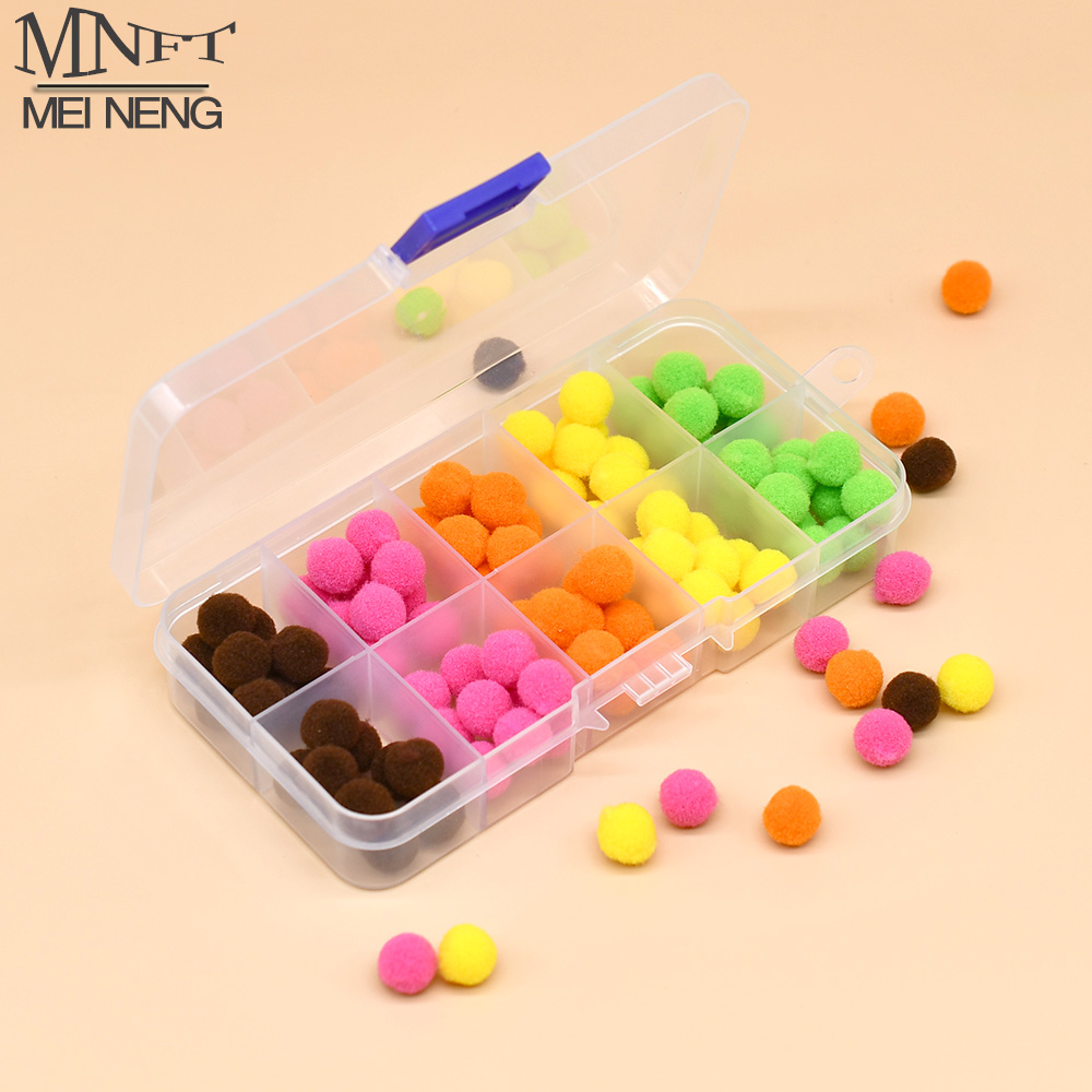 Fishing Hook Assortment - MNFT Cores Mistas 100 Peças/Caixa Glo-Bug