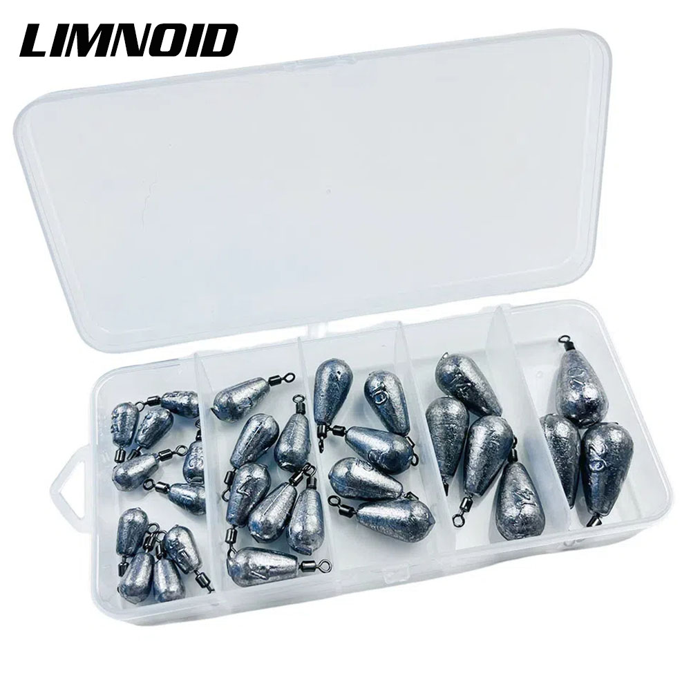 Fishing Hook Offset - Conjunto de Pesos de Chumbo Limnoid