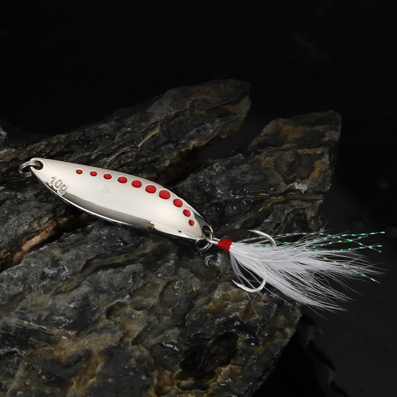 1 pçs 5g-20gmetal colher girat - Fishing Hook Treble avaliação e preço