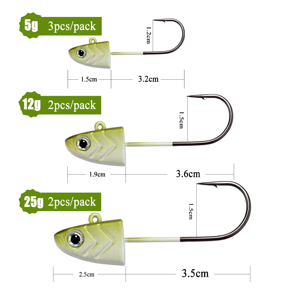 Anzóis de Pesca FTK 5g 12g 25g - Fishing Hook Assortment avaliação e preço