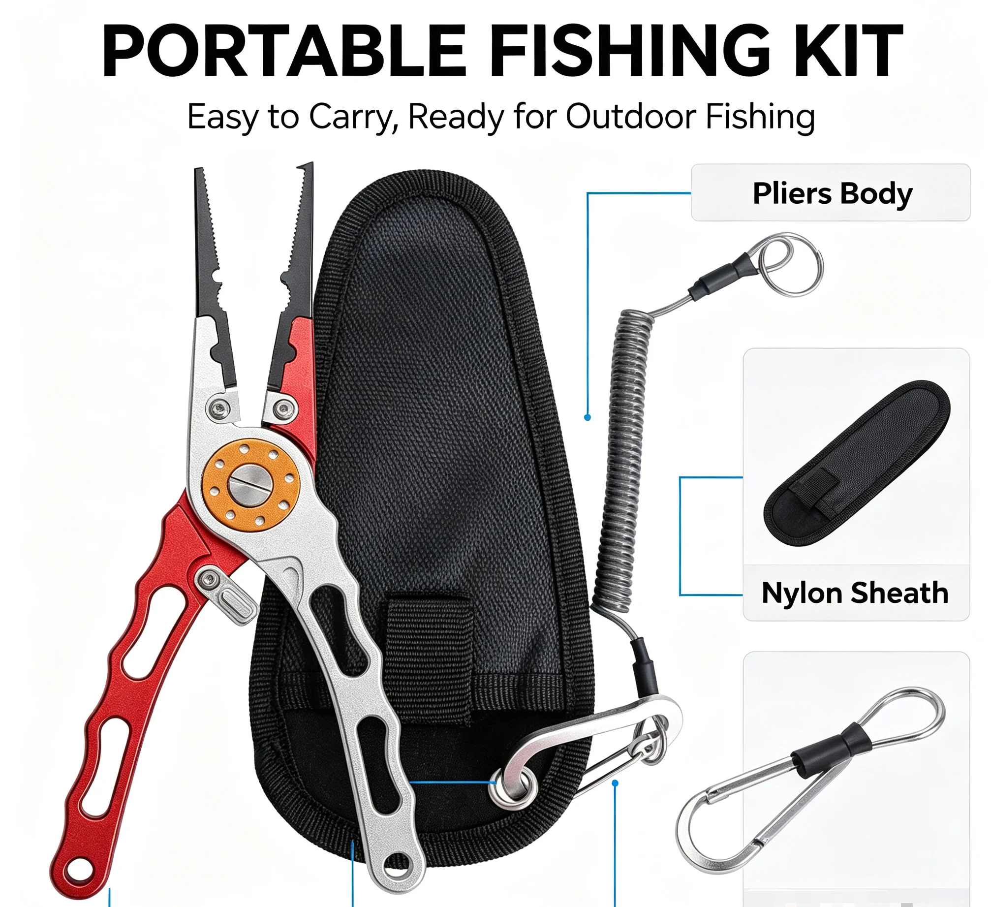 Alicate de pesca com bico long - Fishing Hook Remover avaliação e preço