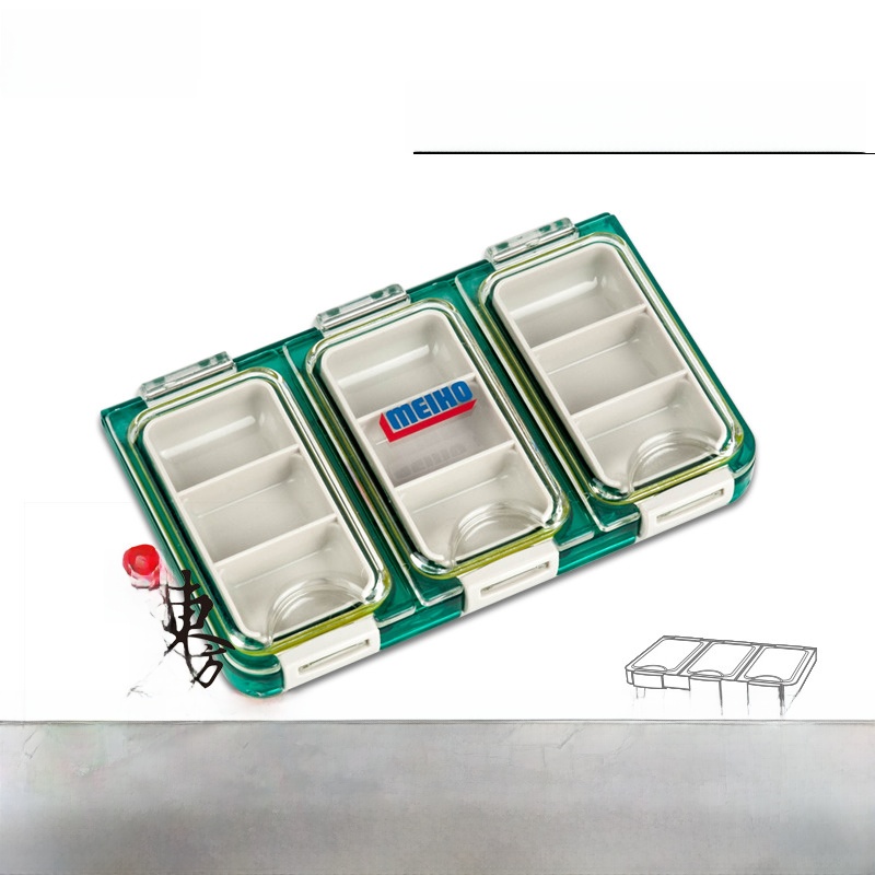 Caixa de Pesca Meiho, Caixa Pe - Fishing Hook Box avaliação e preço