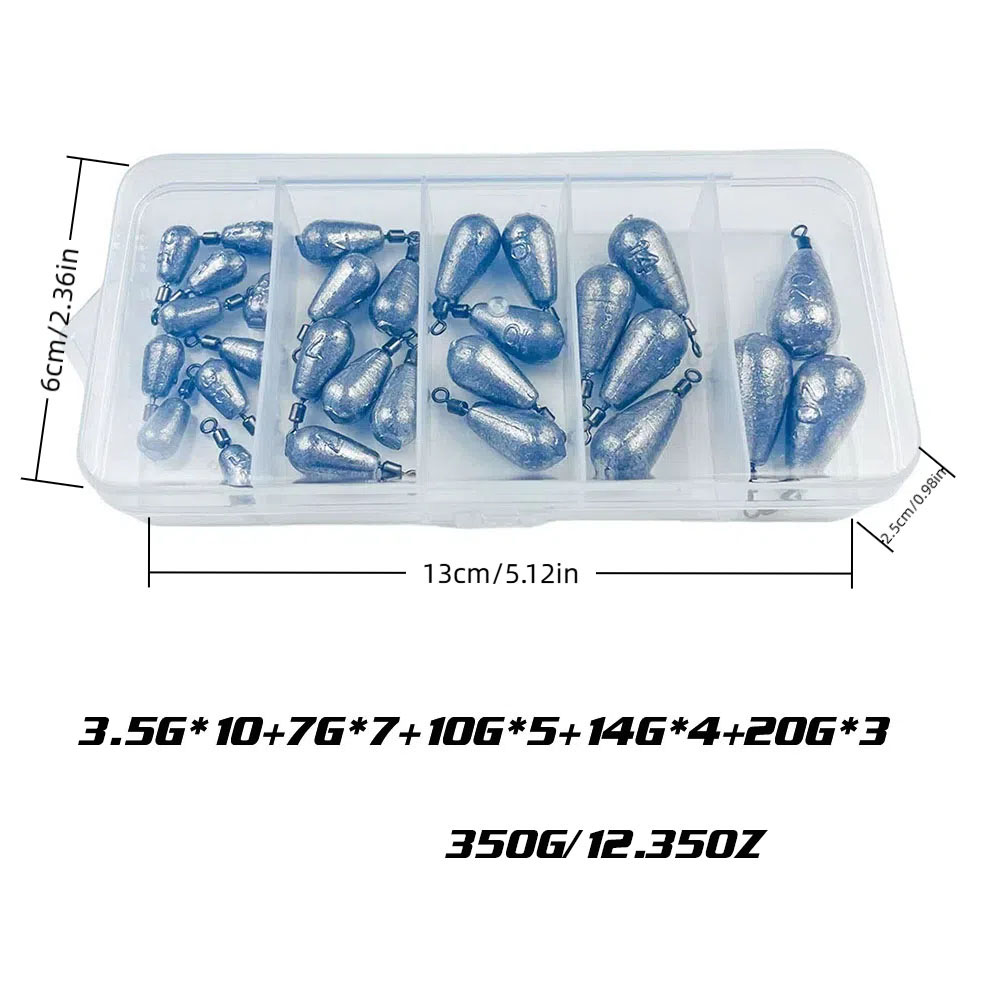 Conjunto de Pesos de Chumbo Li - Fishing Hook Offset avaliação e preço