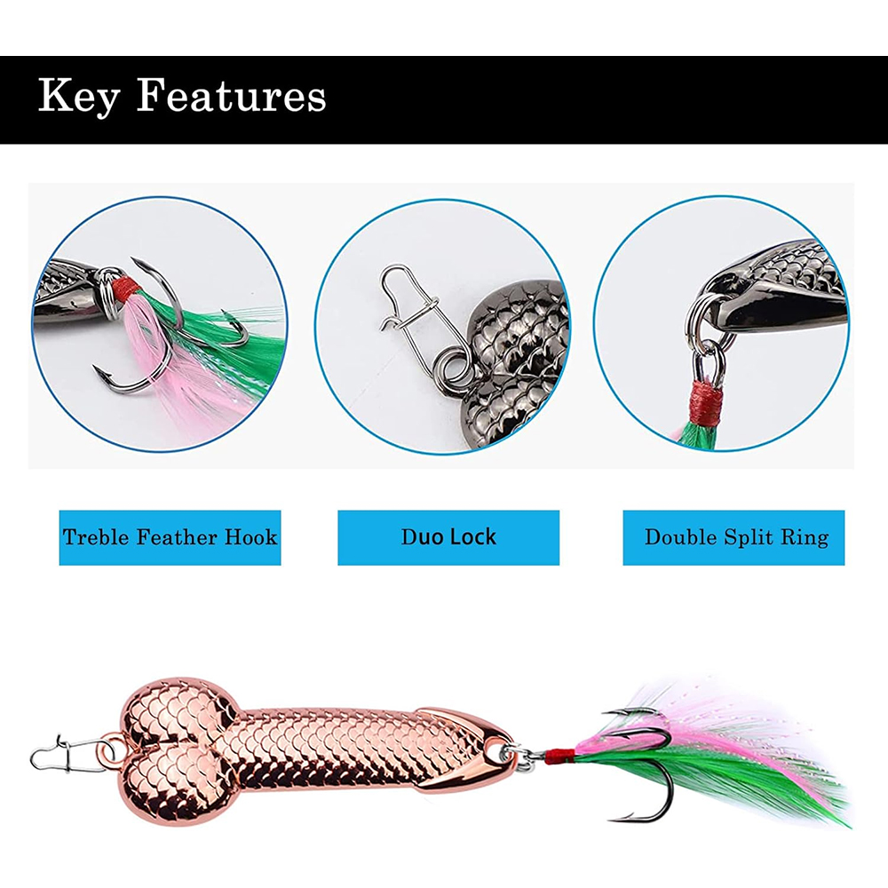Isca de pesca VIB de metal com - Fishing Hook Treble avaliação e preço